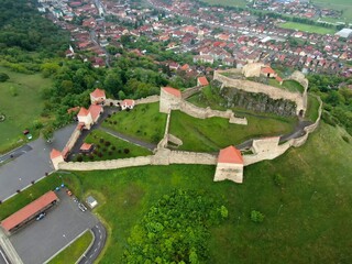 Râșnov Fortress ,  a historic monument and landmark in Romania. It is situated in Râşnov, Brașov County, in the immediate vicinity of Brașov.