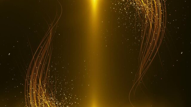 Cinematic Gold Thread Column