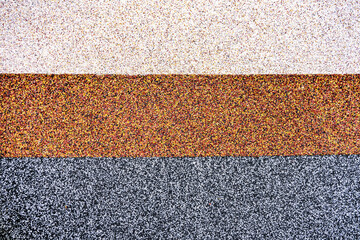 Fototapeta premium Close up surface of texture of small stone or sand wall background