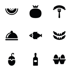 
Fruit, Food and Vegetable Icons 
