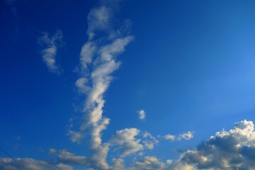 青空と巻雲