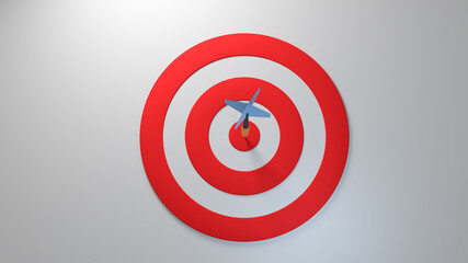 Target shot opportunity dartboard performance how accurate can it be win on point bingo jackpot shot bulls eye score throw mark best performance 3d illustration accuracy win center aim arrow success © Ivor