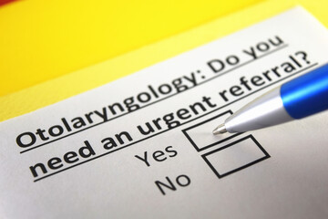 One person is answering question about otolaryngology.