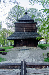 Cerkiew  w miejscowości Smolnik nad Sanem Bieszczady 