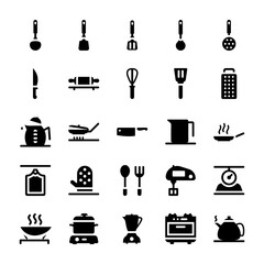 Kitchen Accessories Icons Pack 