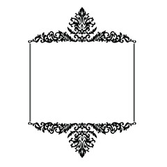 Vector illustration VINTAGE. ornamental floral elements for tattoo, design, cards and prints. Abstract floral vector illustration.