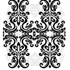 illustration VINTAGE. ornamental floral elements for tattoo, design, cards and prints. Abstract floral vector illustration.