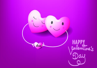 illustration of love and valentine day 