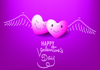 illustration of love and valentine day 