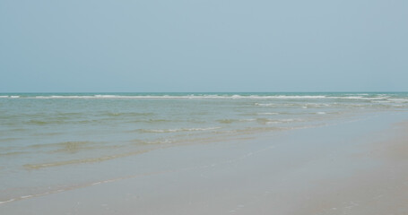 Sea water wave on beach
