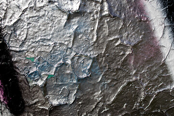 background with painted wall paint in close-up