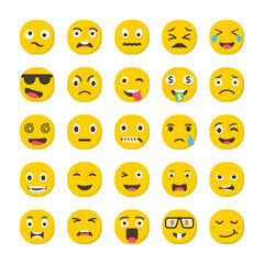 Fototapeta premium Expressions Vector Icons set