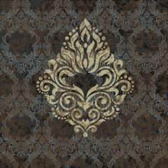 Vector illustration VINTAGE. ornamental floral elements for tattoo, design, cards and prints. Abstract floral vector illustration.