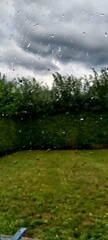 rain on the window