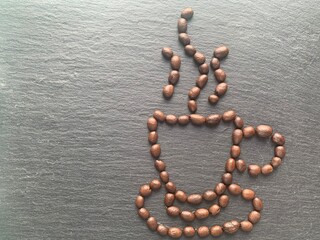 Coffee salt from coffee beans