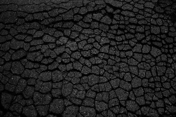 Broken asphalt texture background