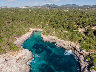 Cala Brafi , Felanitx, Mallorca, Balearic Islands, Spain