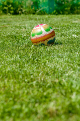 ball on a grass