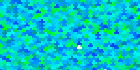 Light Blue, Green vector texture in rectangular style. New abstract illustration with rectangular shapes. Pattern for commercials, ads.