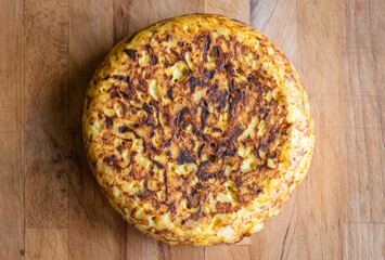 Spanish tortilla, Spanish omelette tortilla de patata.