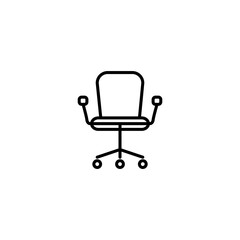 Office Chair Icon Vector Design Template