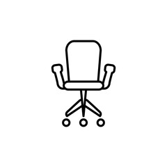 Office Chair Icon Vector Design Template