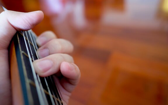 playing the violin