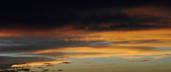 rain storm clouds at rainy season