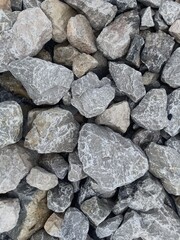 Construction stone Sloping bank protection work