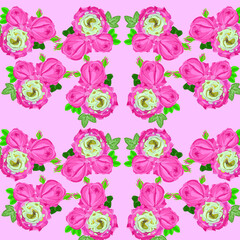 seamless pattern with flowers