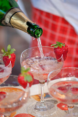 glass of champagne