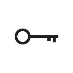 Key vector icon, simple sign for web site and mobile app.