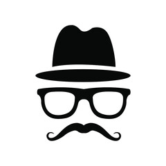 Beard icon in trendy flat style isolated on white background. Beard symbol for your web site design, logo, app, UI. Vector illustration, EPS10

