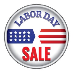 Labor day sale sticker