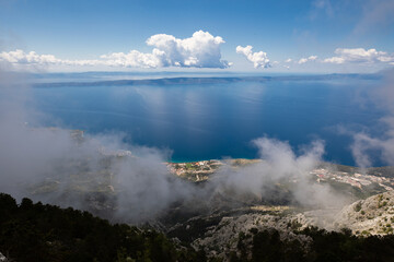 Beautiful landscape in the spring, Dalmatia, Croatia