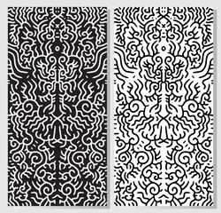 Traditional Seamless Pattern Tribal Motif.With hand drawn and hipster style