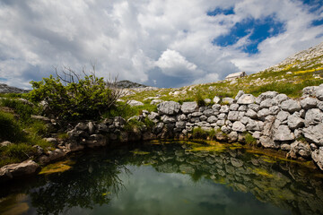 Beautiful landscape in the spring, Dalmatia, Croatia