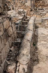 The 7th-century Byzantine fortress in Paphos was improved by the crusaders in 1200 and destroyed by a powerful earthquake 22 years later.     