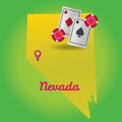 Map of nevada state