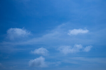 blue sky and clouds