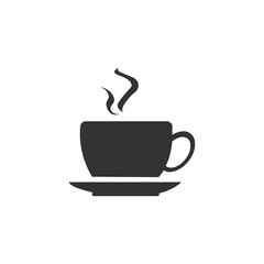 Tea cup vector fill icon