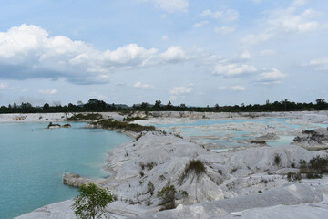 Kaolin Lake, Belitung, Bangka Belitung island, Indonesia