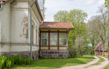 manor of stone in estonia