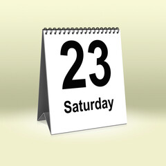 Saturday 23th