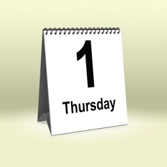 Thursday 1st