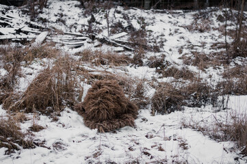 camouflage ghillie suit for snipers and intelligence agents.