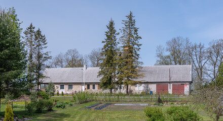 old barn style building in estonia