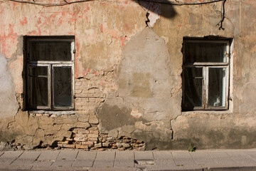 Windows in Vilnius old town