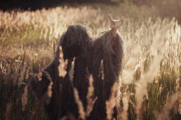 camouflage ghillie suit for snipers and intelligence agents.