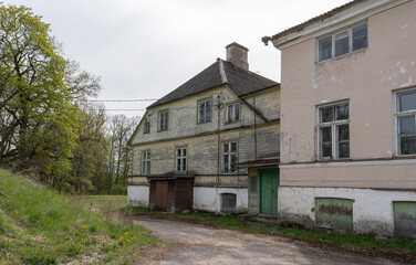 Fototapeta na wymiar old building in estonia